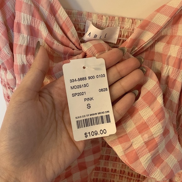 M Boutique Pink Gingham Dress - Picture 6 of 6